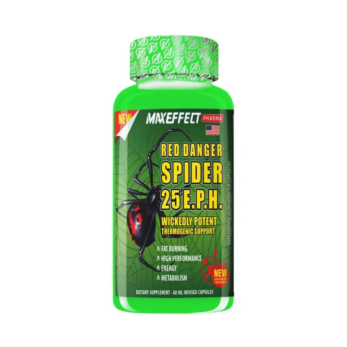 RED DANGE SPIDER 60 CAPS - MAXEFFECT PHARMA