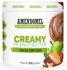 PASTA DE AMENDOIM - CACAU COM CÔCO - AMENDOMEL 500G